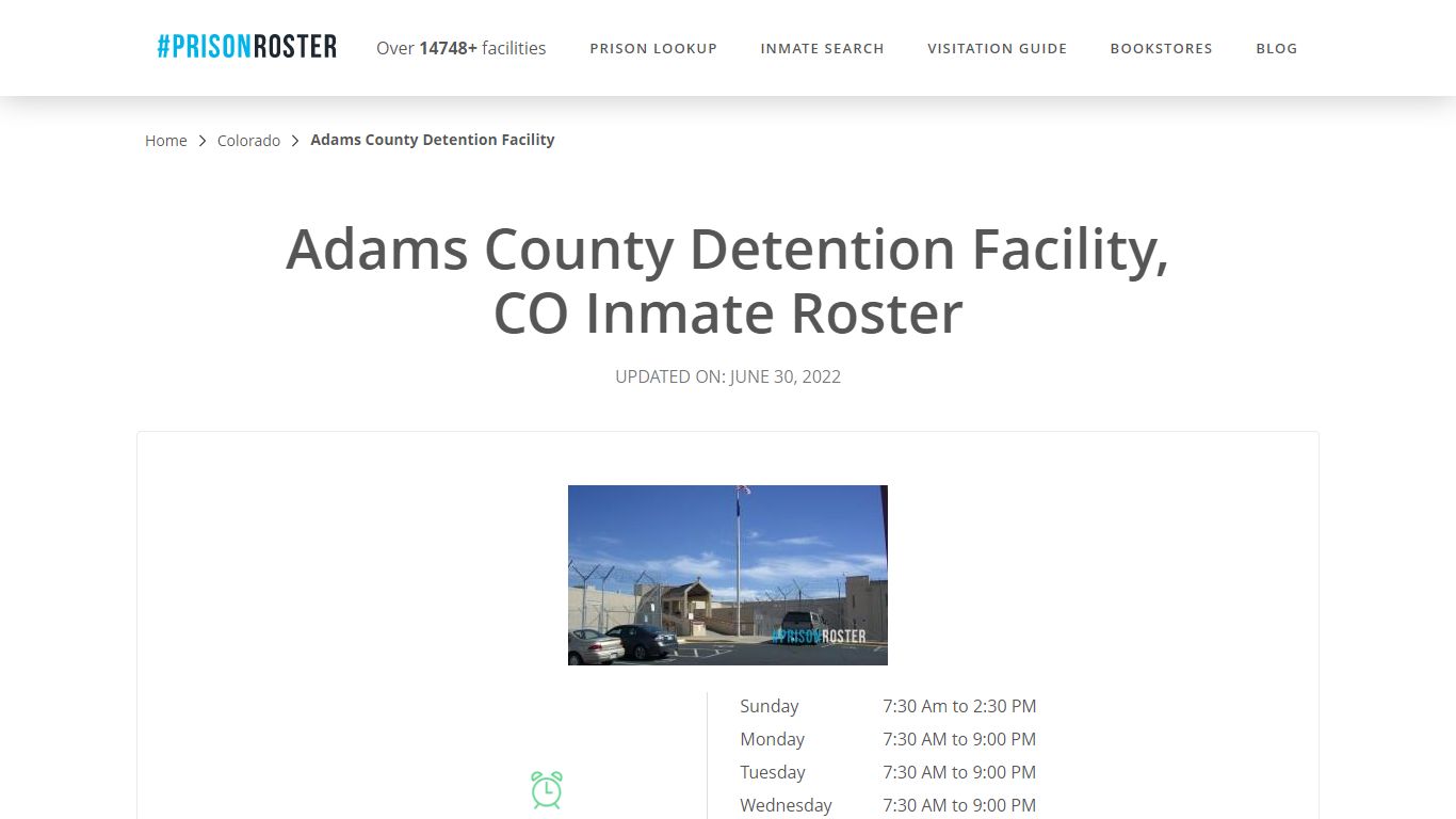 Adams County Detention Facility, CO Inmate Roster - Prisonroster